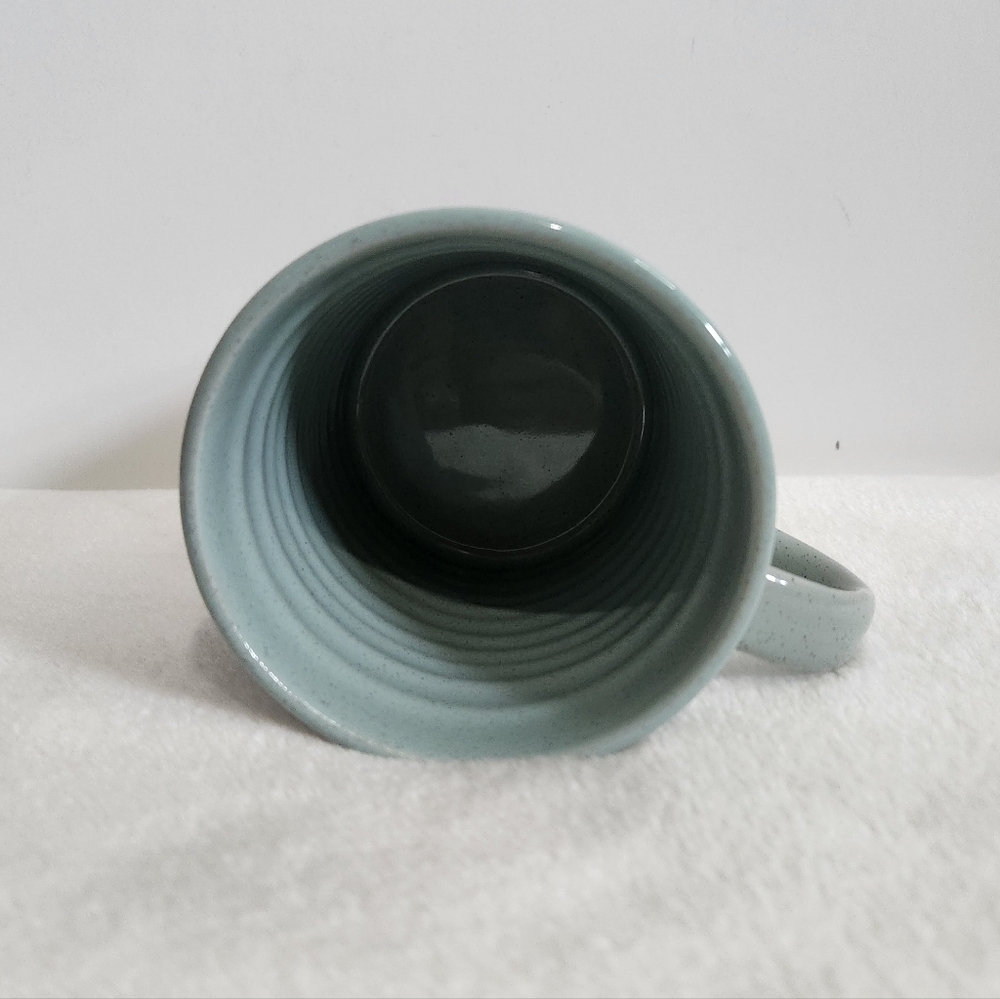 Ceramic Stoneware Glazed Speckled Duck Egg Blue Coffee Cup Mug XL 20 Oz - Picture 7 of 11